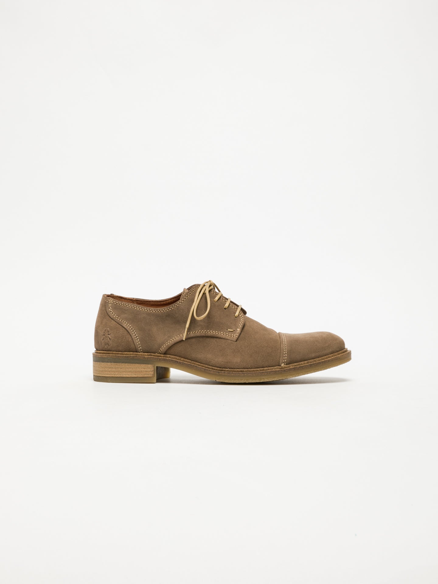 Fly London Tan Derby Shoes